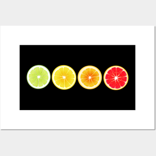 Lime Lemon Orange Vitamin Citrus Wheels of a Power of Juice Health Food choices and living Greenway for your own strong Health benefits and vitality life Posters and Art